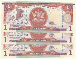 Trinidad & Tobago - 3 X 1 Dollar - 2006 ( 2017 ) - Pick: 46A.b - Unc. - Serie RF - Trinidad En Tobago