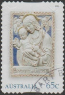 AUSTRALIA-DIE-CUT-USED -2021 65c Religious Christmas - Mosaic - Used Stamps