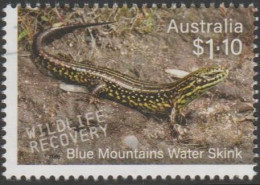 AUSTRALIA - USED - 2020 $1.10 Wildlife Recovery - Blue Mountains Water Skink, New South Wales - Oblitérés