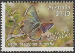 AUSTRALIA - USED - 2020 $1.10 Wildlife Recovery - Bathurst Copper Butterfly - Used Stamps