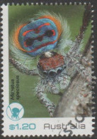 AUSTRALIA - USED - 2023 $1.20 Peacock Spiders - Maratus Specious - Blue - Used Stamps