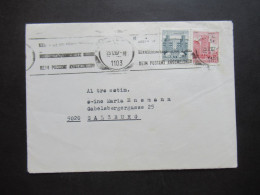 Österreich 1967 Maschinenstempel Wien Thematik Esperanto Grüner Absender Stempel Mit Stern - Storia Postale