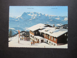 Österreich 1974 Echtfoto AK Mit Grünem Stempel Linzer Esperanto Schiwoche 1974 Strussing Werfenweng 16. - 23. Februar - Storia Postale