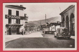 Béhobie ( Urrugne ) - Pont-Frontière France-Espagne ...oldtimer Citroën Traction Avant , Bureau De Change ( Voir Verso ) - Urrugne