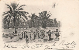 Enfants à La Séguia 1902 Cachet Affoltern Albis Tunisie Bizerte - Tunesien