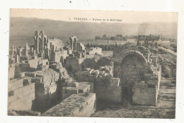 Cp, ALGERIE, TEBESSA, Ruines De La BASILIQUE, écrite 1914 - Tebessa