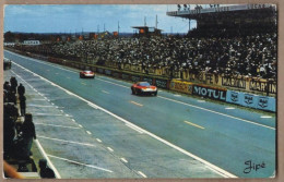 CPSM 72 - LE MANS - Circuit Des 24 Heures Du Mans - Passage Devant Les Tribunes TB AUTOMOBILES En Course - Le Mans