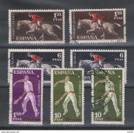 SPAGNA:  1960  P.A. SPORTS  -  7  VAL. US. - YV/TELL. 286/89 - Gebraucht