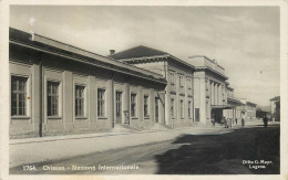 CHIASSO STAZIONE INTERNAZIONALE FERROVIA C.1943 - Chiasso