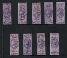 GRANDE BRETAGNE Fiscaux Ca.1857: Lot De TF "Foreign Bill" Obl. Diverses, TB - Revenue Stamps