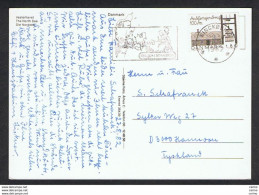 DENMARK: 1982  ILLUSTRATED POSTCARD WITH 1 K. 80 (763) - TO GERMANY - Briefe U. Dokumente