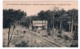 CPA LIGNE DU CROISIC Bois D Amour à La Baule - Structures