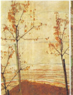 EGON SCHIELE  /   ARBRES D AUTOMNE 1911 - Schiele