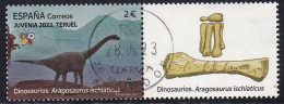 2023-ED. 5654 - JUVENIA 2023. Teruel. Dinosaurios. Aragosaurus Ischiaticus - USADO - Used Stamps