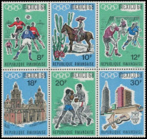 247/252** - Jeux Olympiques De Mexico / Olympische Spelen Te Mexico / Olympische Spiele In Mexiko - RWANDA - Hockey (su Erba)