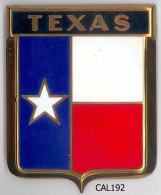 CAL192 - PLAQUE CALANDRE AUTO - TEXAS - Andere & Zonder Classificatie