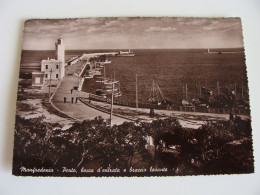 MANFREDONIA   FARO LIGHT HOUSE LE PHARE DER LEUCHTTURM  PUGLIA   VIAGGIATA  COME DA FOTO - Manfredonia