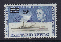 British Antarctic Territory: 1971   QE II - Decimal Currency Surcharge   SG31     5p On 6d   MH - Ongebruikt