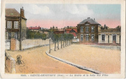 60  Sainte Genevieve -  La Mairie Et La Salle  Des Fetes - Sainte-Geneviève