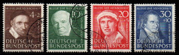 Bund 1951 - Mi.Nr. 143 - 146 - Gestempelt Used - Gebraucht