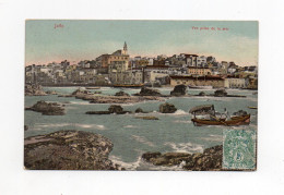 !!! 5C TYPE BLANC SUR CPA DE JAFFA  POUR PARIS, CACHET DE JAFFA - PALESTINE DE 1912 - Cartas & Documentos