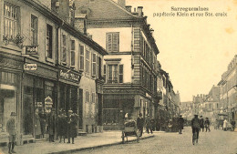 Sarreguemines , Saargemünd * Papeterie KLEIN Et Rue Ste Croix * Drogerie Droguerie * Commerce Georges TOLLE - Sarreguemines