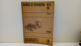 Renault 16 - Additif Manuel De Reparation MR 96 De Fevrier 69 - Voitures