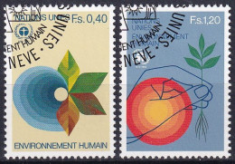 UNO GENF 1982 Mi-Nr. 105/06 O Used - Aus Abo - Used Stamps