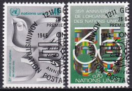 UNO GENF 1980 Mi-Nr. 92/93 O Used - Aus Abo - Oblitérés