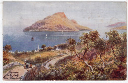 ARRAN - Holy Isle From Lamlash - H.B. Wimbush - Tuck Oilette 7539 - Bute