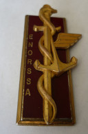 INSIGNE ECOLE NATIONALE ENORSSA LIBOURNE Elèves Officiers De Réserve Du Servie De Santé Des Armées - DRAGO G 3071 - Medicina