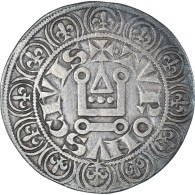Monnaie, France, Louis IX, Gros Tournois à L'étoile, 1226-1270, TTB, Argent - 1226-1270 Louis IX The Saint