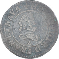 Monnaie, France, Henri IV, Denier Tournois Du Dauphiné, 1608, Grenoble, TB - 1589-1610 Henri IV Le Vert-Galant