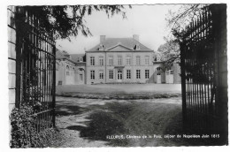 CPSM FLEURUS, CHATEAU DE LA PAIX, SEJOUR DE NAPOLEON JUIN 1815, Format 9 Cm Sur 14 Cm Environ, BELGIQUE - Fleurus