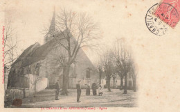 La Chapelle Sur Aveyron * 1905 * Place Et église Du Village * Villageois Enfants - Autres & Non Classés