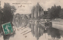 Péniche à Josselin (56 - Morbihan) Le Château Et Le Port - Péniches