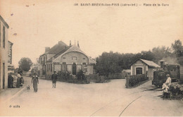 St Brévin Les Pins * Place De La Gare * Train Locomotive Machine Ligne Chemin De Fer - Saint-Brevin-les-Pins