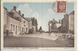 D 18. PREVERANGES.  ROUTE DE CHATEAUMEILLANT. CARTE ECRITE - Préveranges