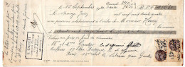 Fiscaux Sur Document--1930--Lettre Change-PARIS- Gaubert --Henry---Gautier - Brieven En Documenten