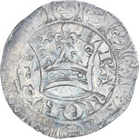 Monnaie, France, Jean II Le Bon, Gros Blanc à La Couronne, 1356-1364, TTB - 1350-1364 Jan II Van Frankrijk (De Goede)