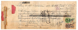 Fiscaux Sur Document--1934--Lettre Change-PARIS- Clichy--Crédit Lyonnais --Magnien---Bordel - Lettres & Documents