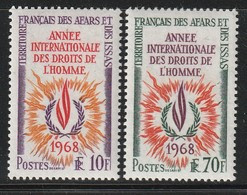 AFARS Et ISSAS - N°341/2 ** (1968) - Neufs