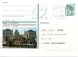 66859 - Bund - 1995 - 80Pfg SWK BildGAKte "Coburg CC-Kongressstadt" HAMBURG - ... -> Luxemburg - Covers & Documents