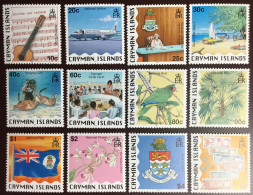 Cayman Islands 1996 National Symbols Definitives Set Birds Trees Flowers Fish MNH - Cayman Islands