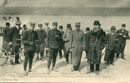 LE ZEPPELIN à LUNEVILLE (54) - LES AUTORITES MILITAIRES Et CIVILES  - - Zeppeline