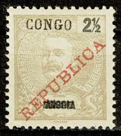 Congo, 1910, # 55b, MH - Congo Portugais