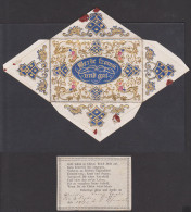 Patenbrief  Mit Spruch Von 1852, Lettre Parrain, Patented Letter - Communion