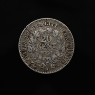 France, Cérès, 20 Centimes, 1851, A - Paris, Argent (Silver), TTB (EF), KM# 758.1, F.146/7, Gad.303 - 20 Centimes