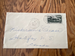 Enveloppe Affranchie Saint-pierre Et Miquelon 1955 - Usados