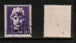 ITALY   Scott # 459 USED (CONDITION AS PER SCAN) (Stamp Scan # 938-16) - Gebraucht